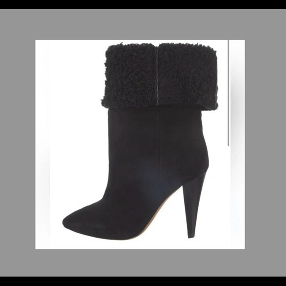 IRO Black suede boots - Picture 1 of 4
